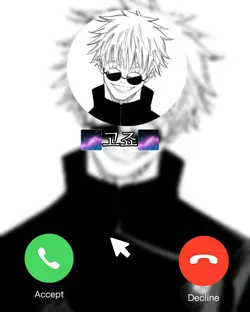 고죠의 전화 템플릿