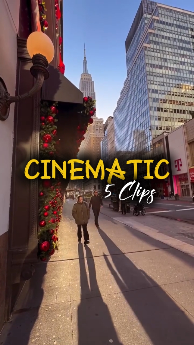 5 Clips Cinematic 