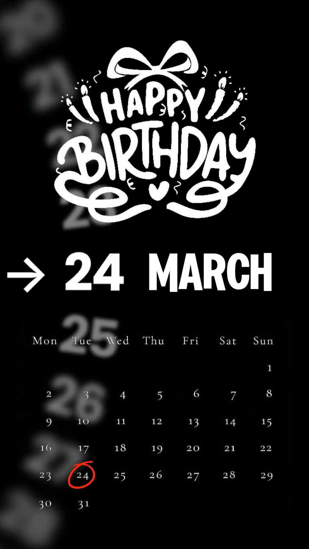 ULANG TAHUN 24 MARET