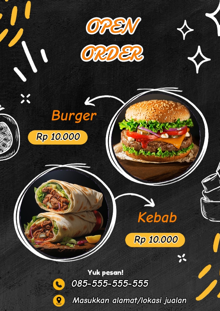 buka pesanan makanan 