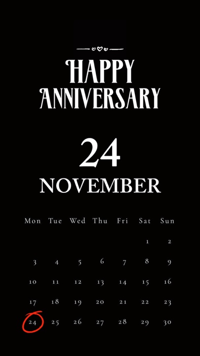 ANNIV 24 NOVEMBER 