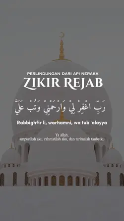 ZIKIR BULAN REJAB