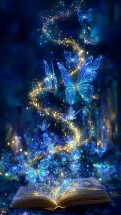 Blue light Butterfly