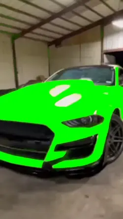 car Green screen 