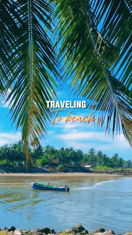 Traveling to beach