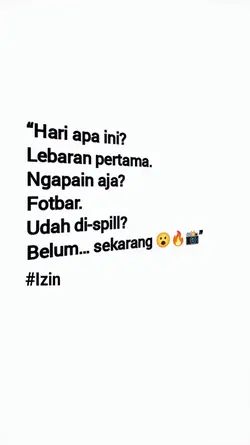 lebaran pertama