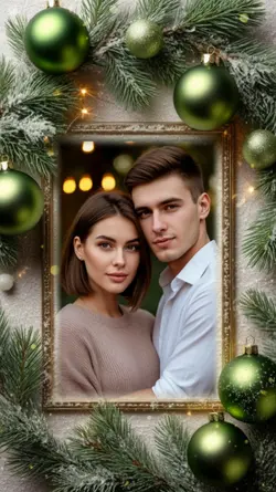 Weihnachtsfotorahmen