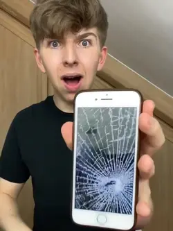 cracked phone