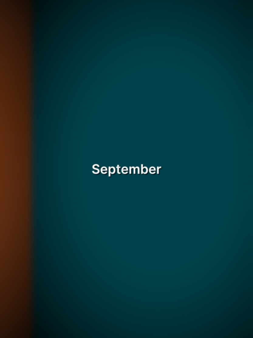 Llegó a septiembre