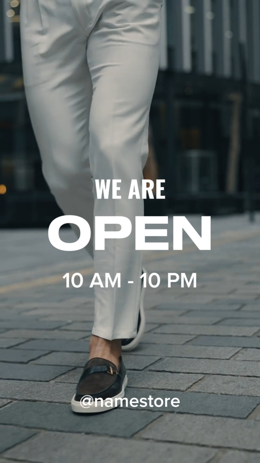 WE ARE OPEN