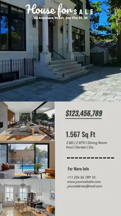 House Flyer For Sale