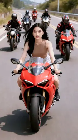 Riding motor sport