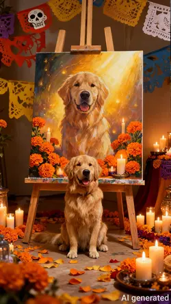 Día de muertos masco