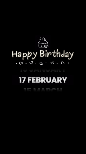 Cumpleaños 17 de febrero