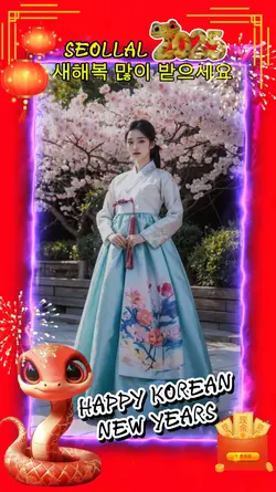 설날 2025 축하해 