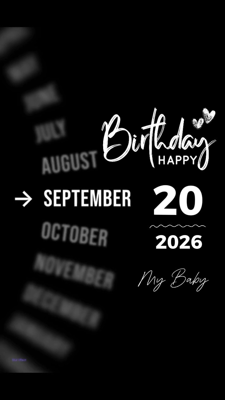 Bday BABY 20 Septemb