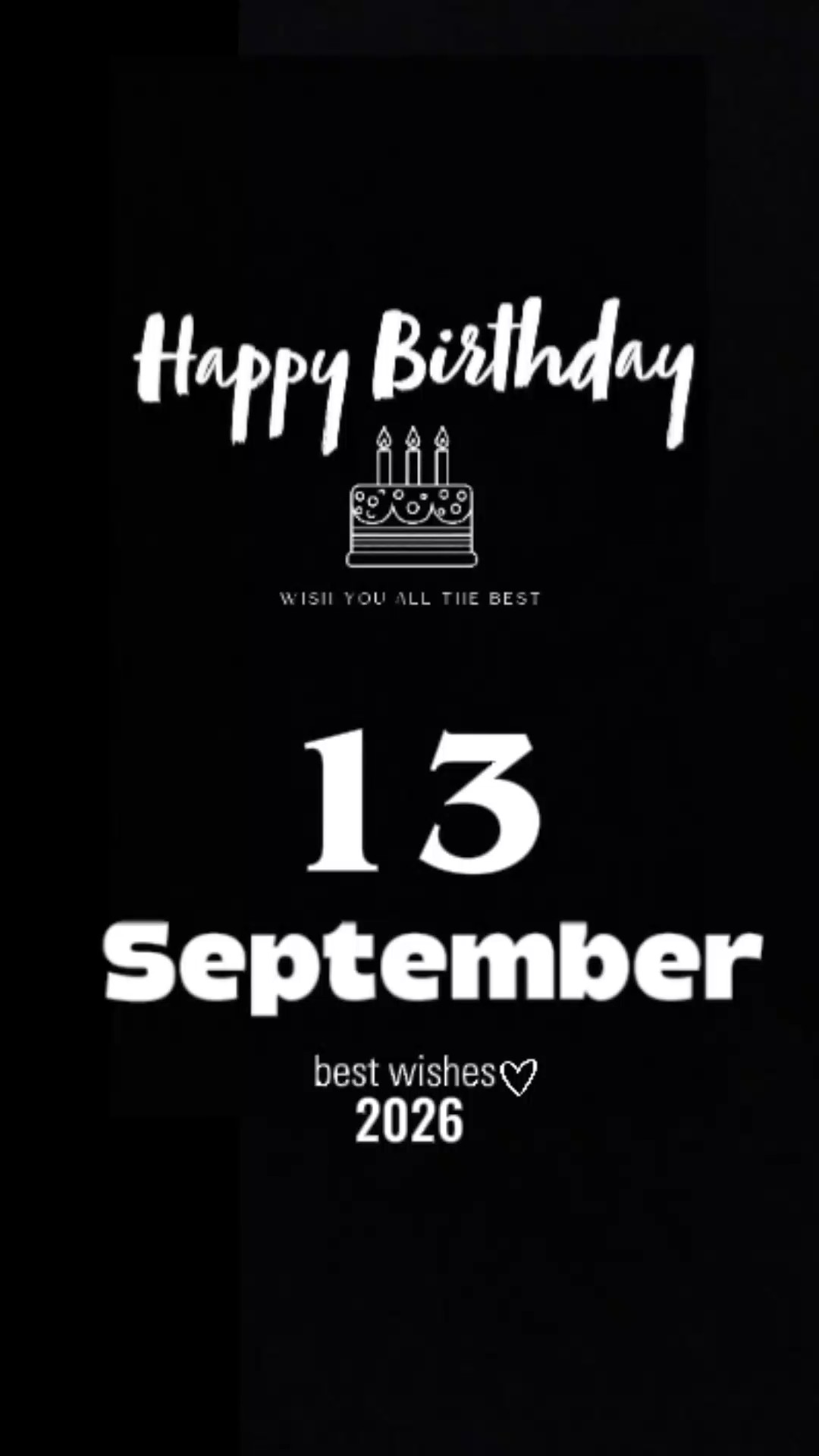 HBD filha 13 set