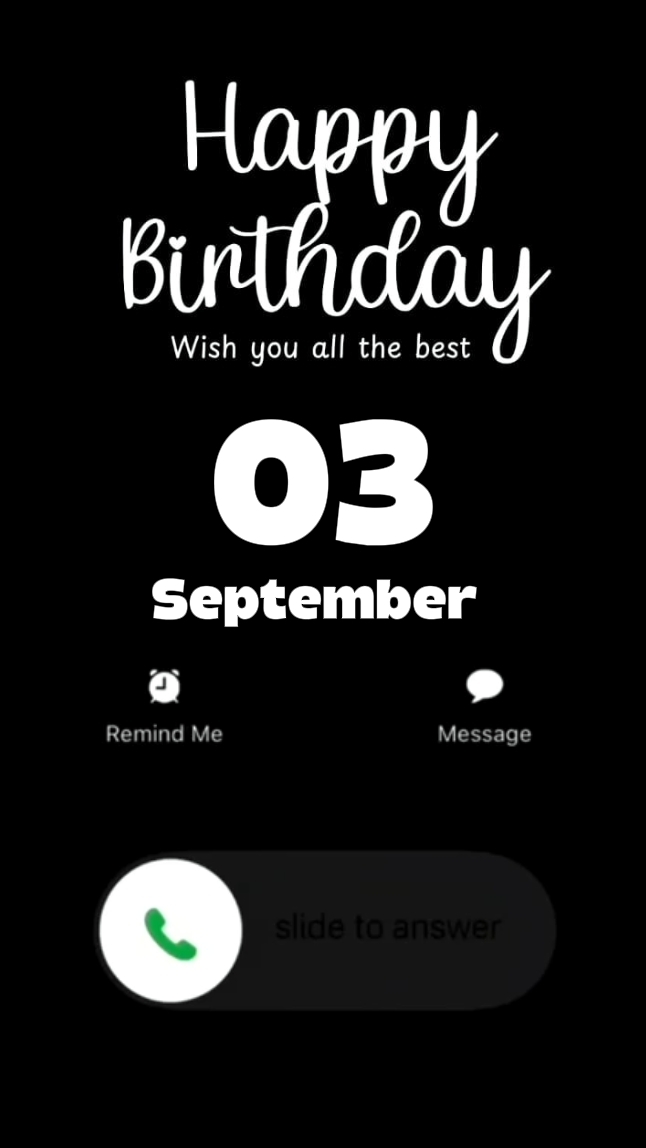 HBD SON 3 SEPTEMBER 