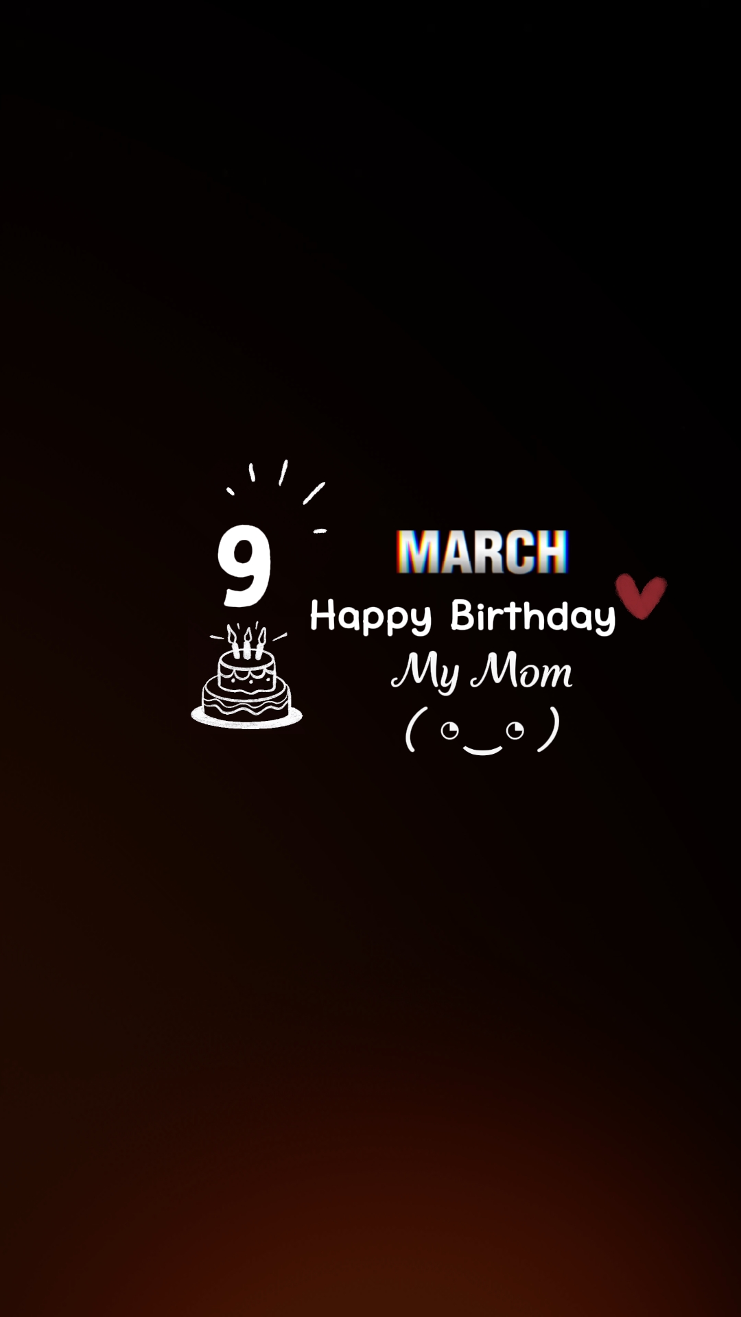 Maman Hbd, 9 mars