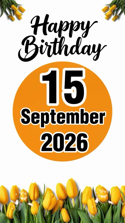 15 sept birthday 