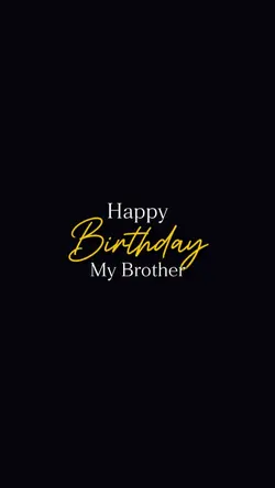 birthday brother