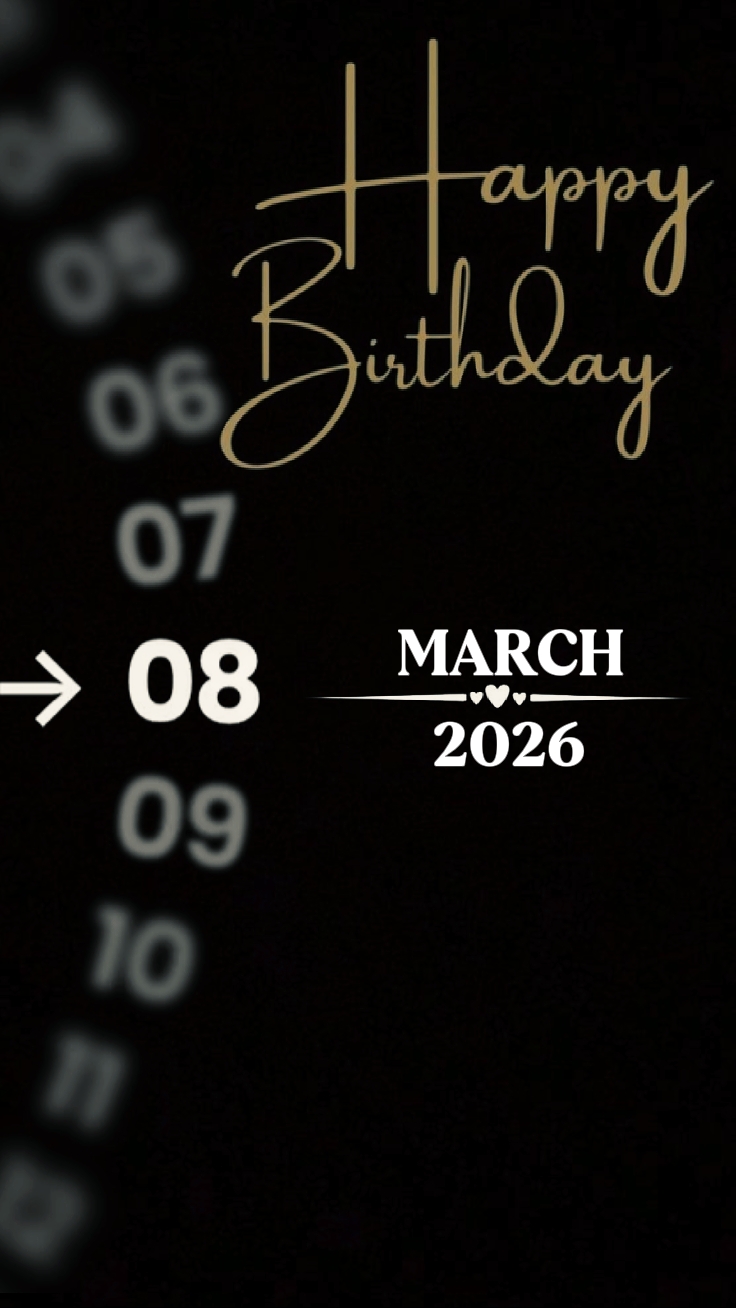 GEBURTSTAG 08. MÄRZ 