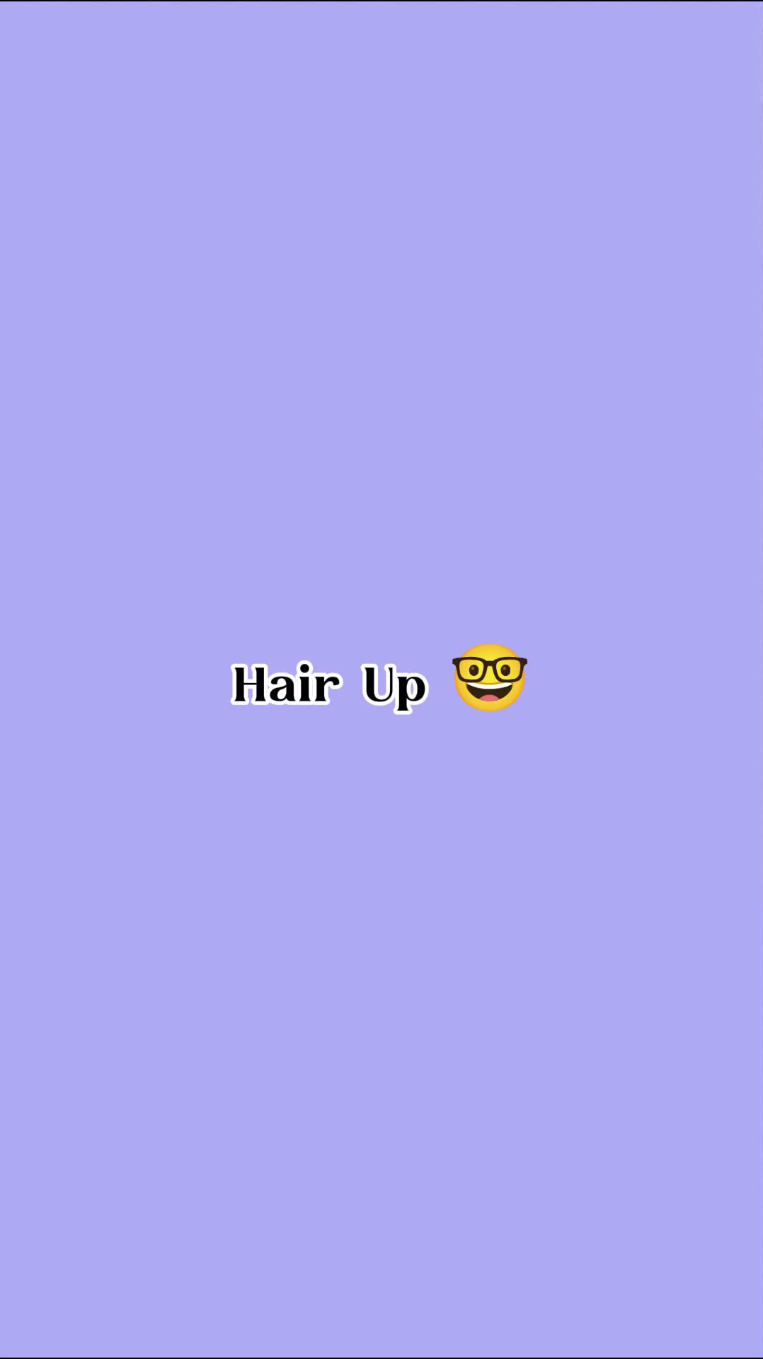 rambut ke atas