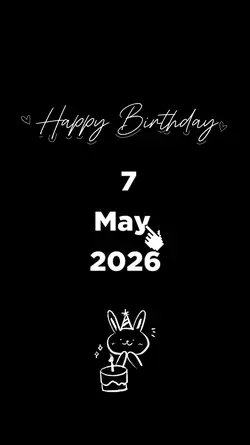 HBD SON 7 MAY