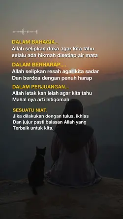 Dalam bahagia. 
