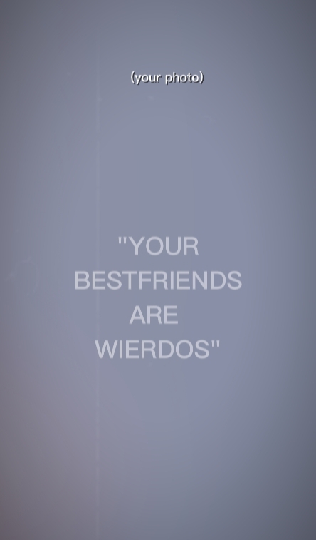 mes amis ne sont pas W