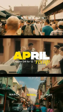 April recap moment