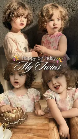 Birthday, my twins