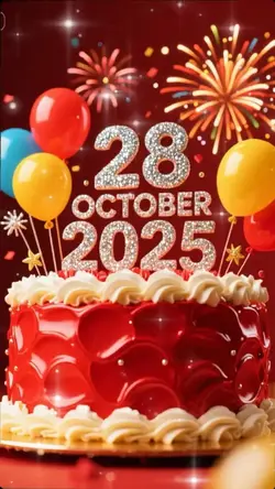 Birthday 28 oct 2025