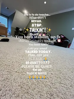 PLEASE be quiet!✨✨✨