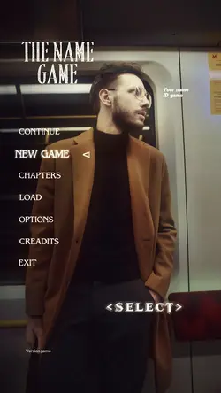 Menu screen game