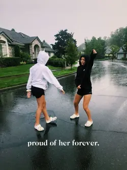 proud of her.