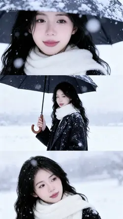 Chụp ảnh dưới tuyết