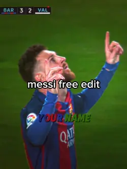 Messi free edit