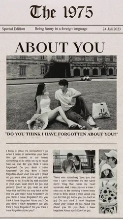 NEWSPAPER ABOUT YOU