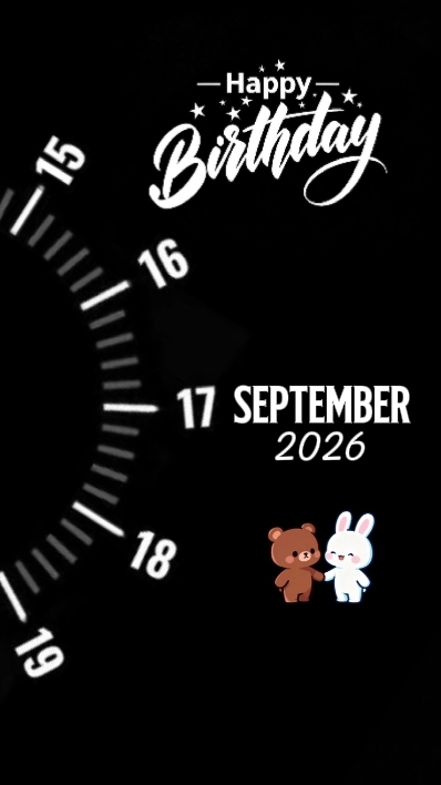 birthday 17 Septembe