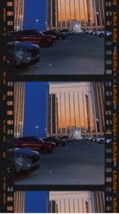 Vue nocturne de la ville