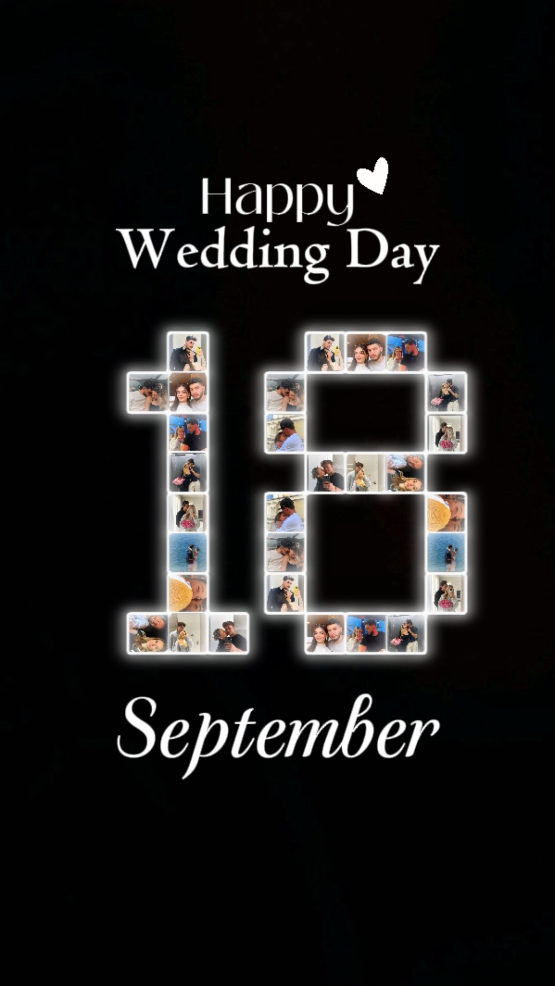 Día de la boda 18 de septiembre