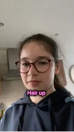 Hair up or down