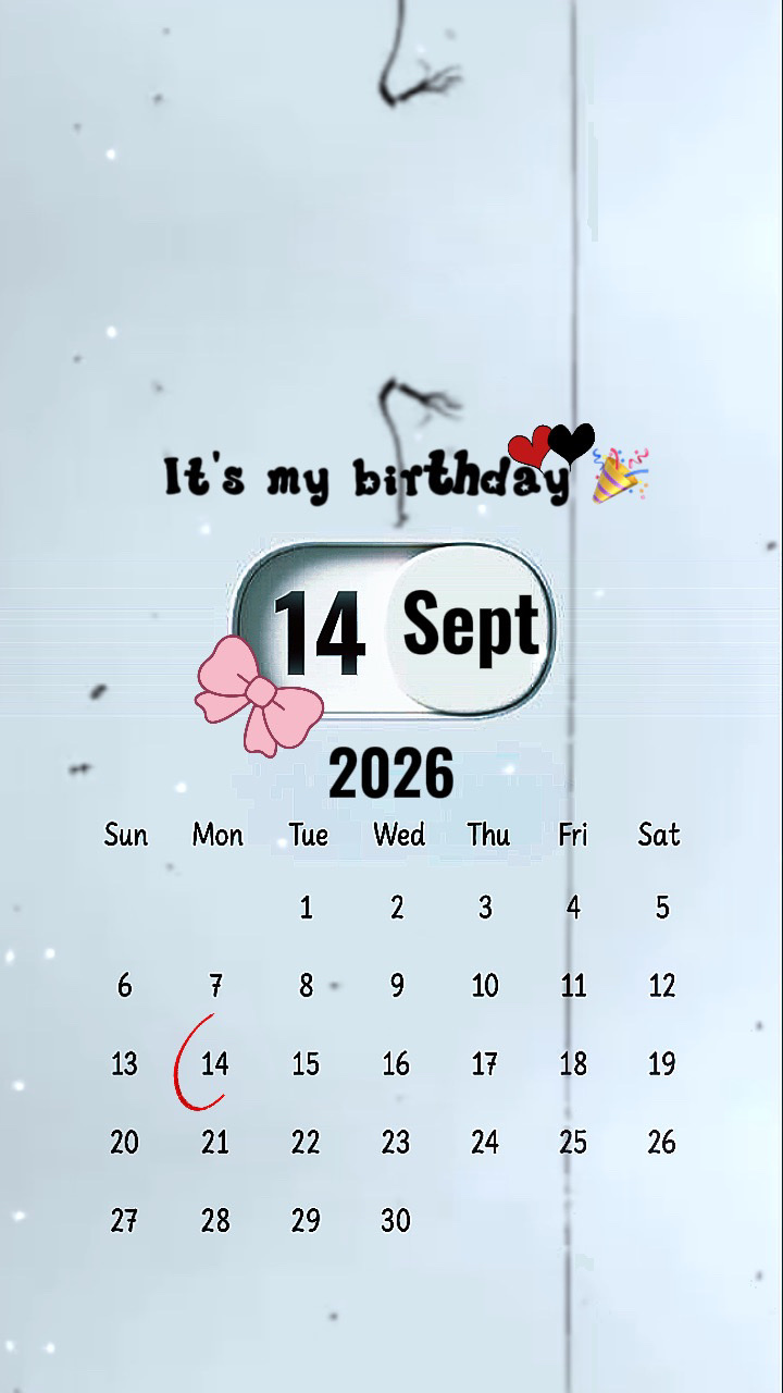 Hbd 14 September 