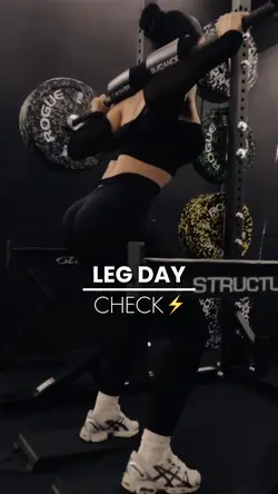 Leg day check