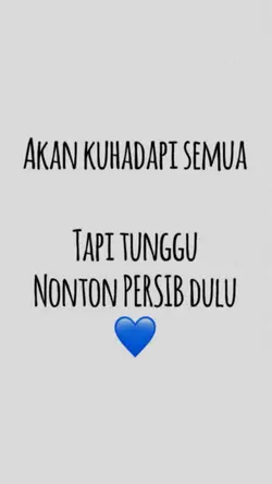 Persib dulu