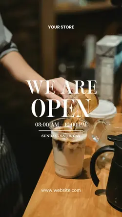 We Are Open