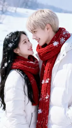 Ảnh tuyết cặp đôi