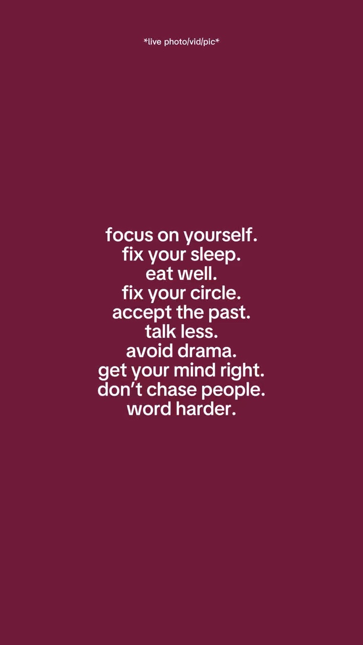 Focus On Yourself