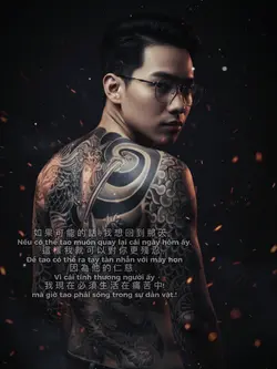 Mẫu 1 ảnh tiếngtrung